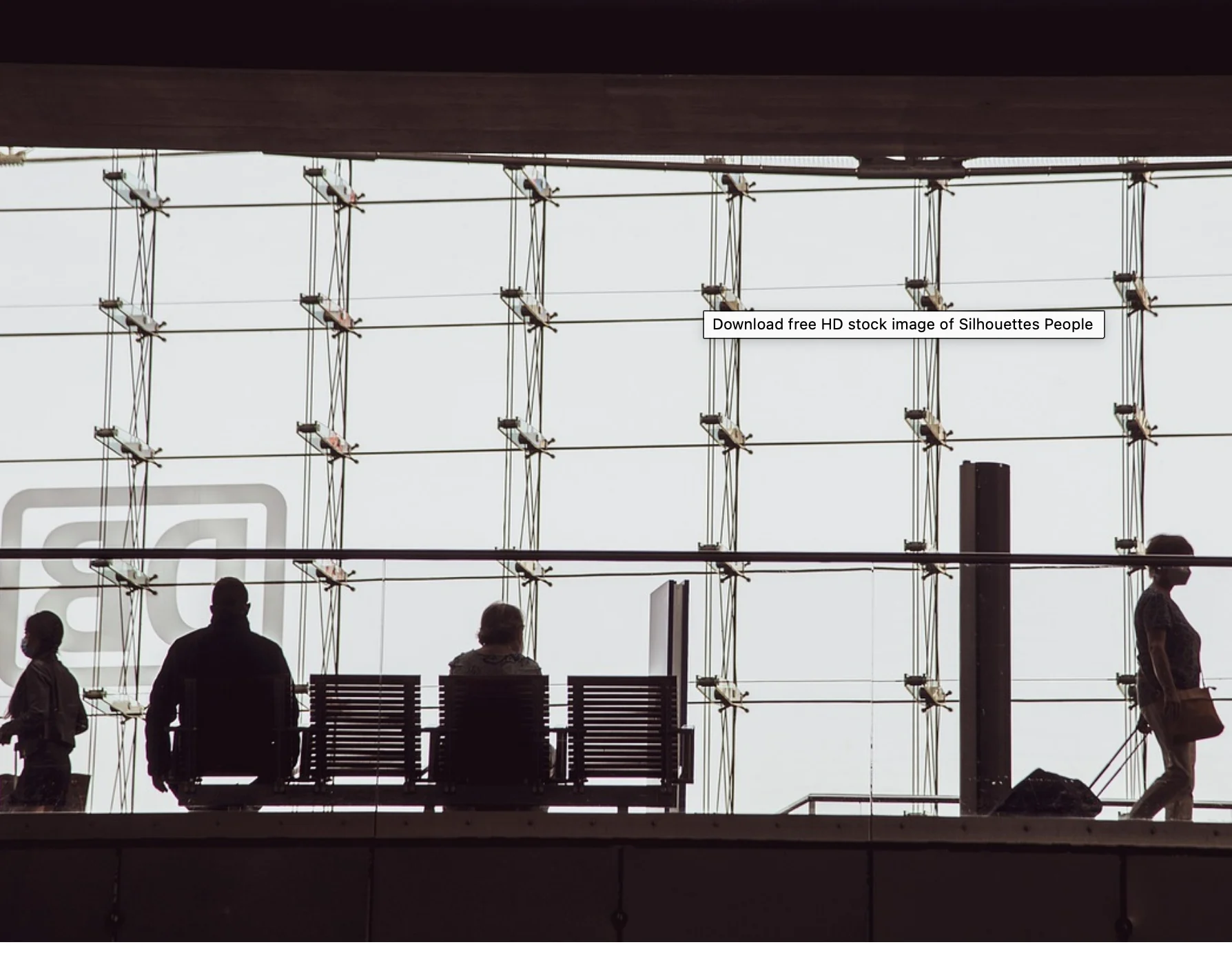 banking scene silhouette